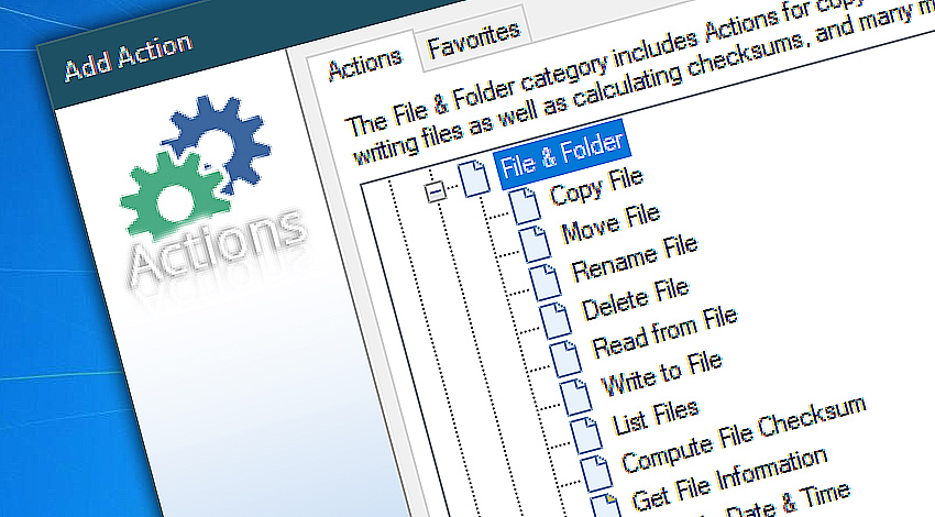 Advanced file & folder operations