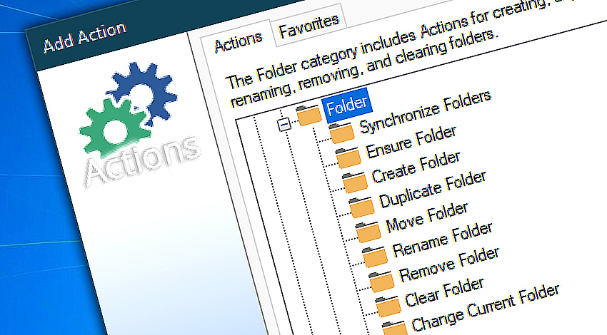 Advanced folder operations