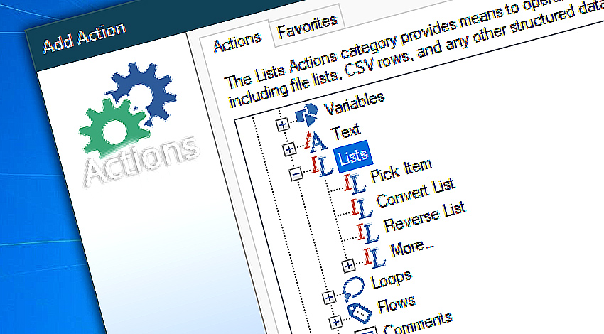 Advanced list management