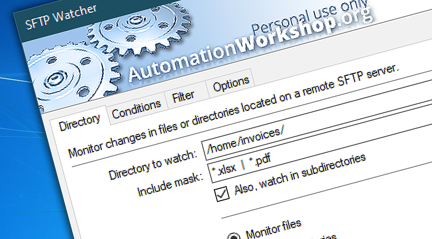 Free SFTP Watcher Trigger