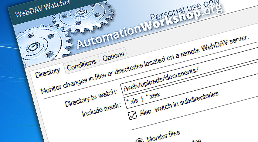 web server directory vs webdav server