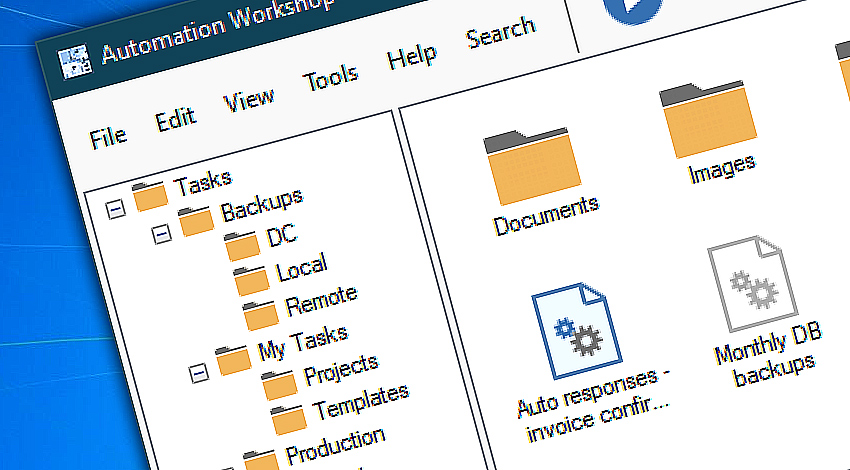 Advanced Automation Workshop manager