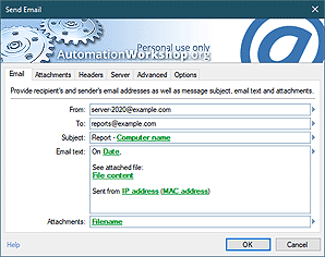 Automated email